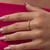 Textured Ring Gold Band, Gold