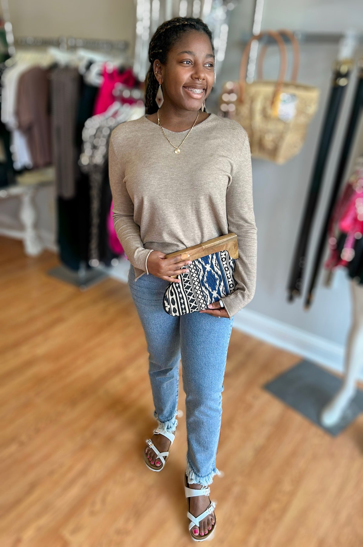 V Neck Basic Sweater