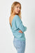 Twist Back Long Sleeve Knit Top
