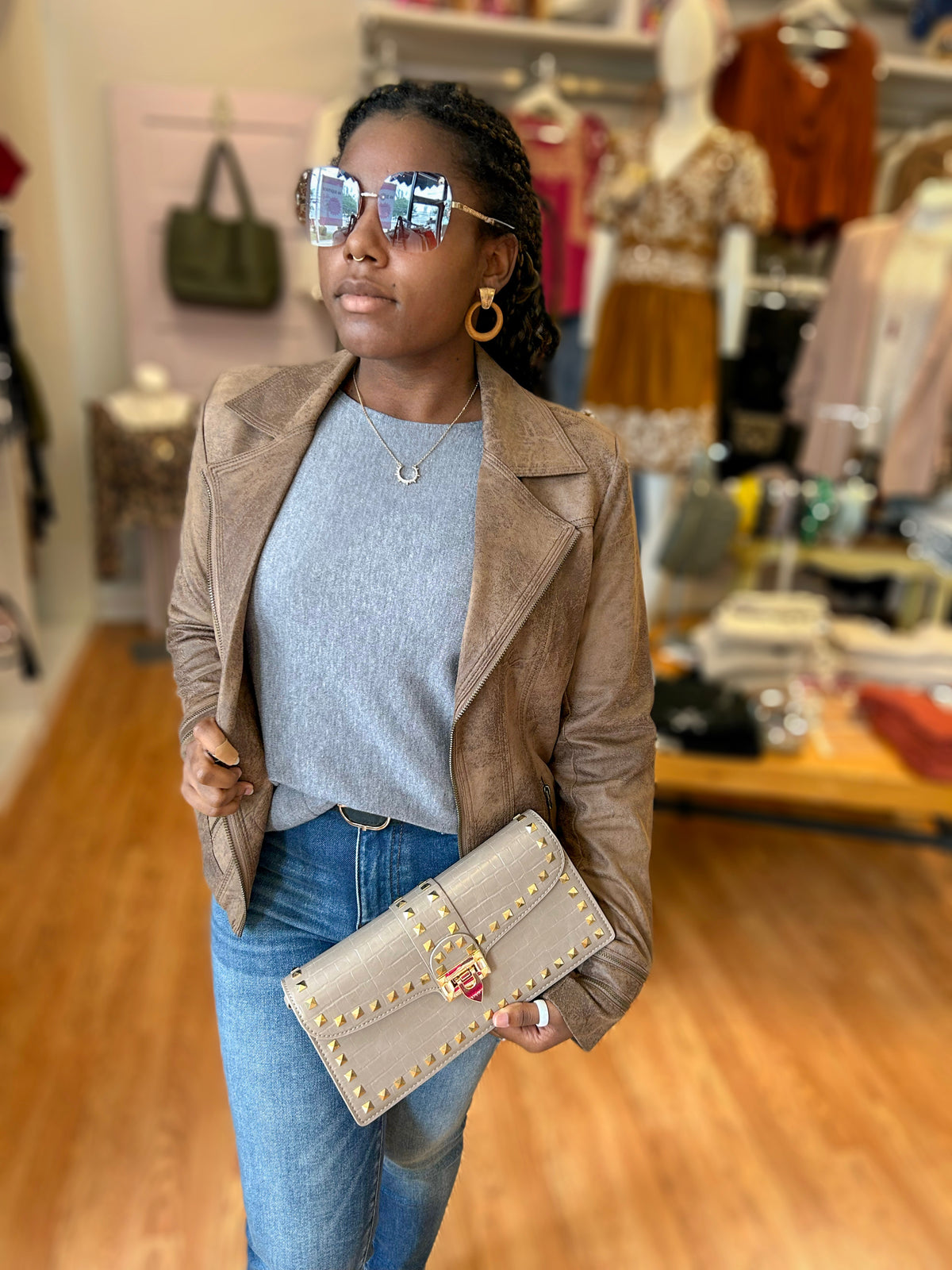 Vintage Faux Suede Jacket