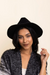 Western Style Felted Hat, Black