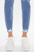 Button Rise 11.25" Frayed Skinny Jean