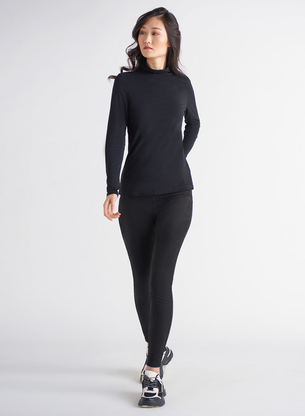 Classic Knit Mock Neck Turtleneck