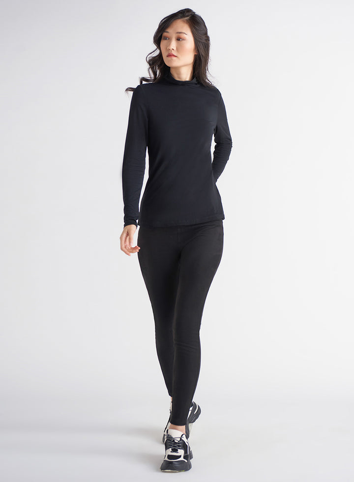 Classic Knit Mock Neck Turtleneck