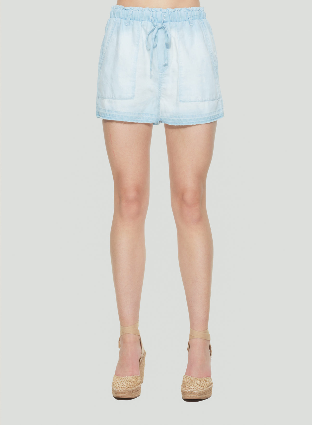 Tencel Patch Pocket Shorts