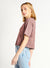 Boxy Short Sleeve Basic Tee, Blush Brown