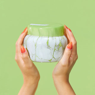 Capri Blue Honeydew Crush Candle Modern Marble 19 oz  Glass Jar