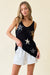 Animal Patterned Star Sweater Tank