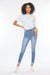Button Rise 11.25" Frayed Skinny Jean
