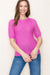 Balloon Short Sleeve Sweater, Pink