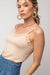 Lace Trim Cami, Nude