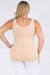 Plus Size Reversible Seamless Tank, Nude