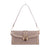 Studded Faux Croc Handbag, Taupe
