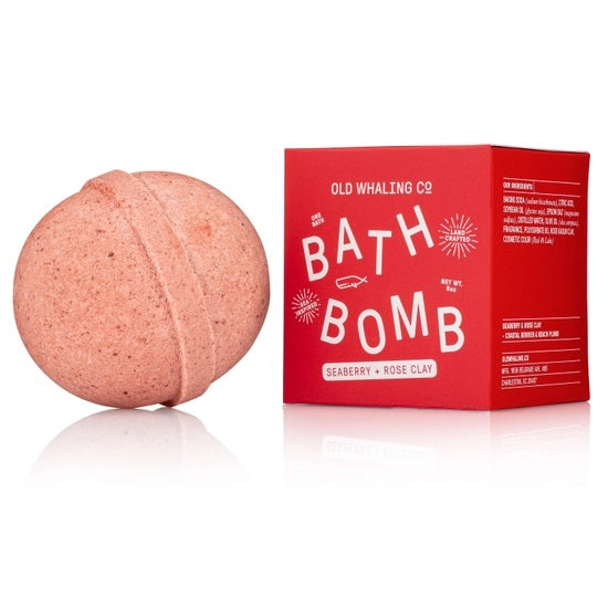 Old Whaling Co. Bath Bomb, Seaberry &amp; Rose Clay