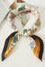 Silky Floral Square Scarf