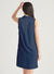 A-Line Tencel Mini Dress w/ Collar