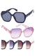 Chevron Arm Oversized Sunglasses