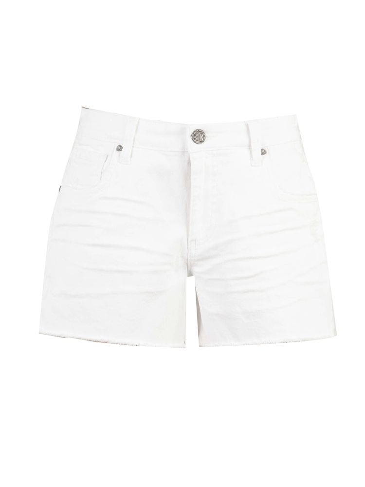 Jane High Rise Fray Hem Denim Short